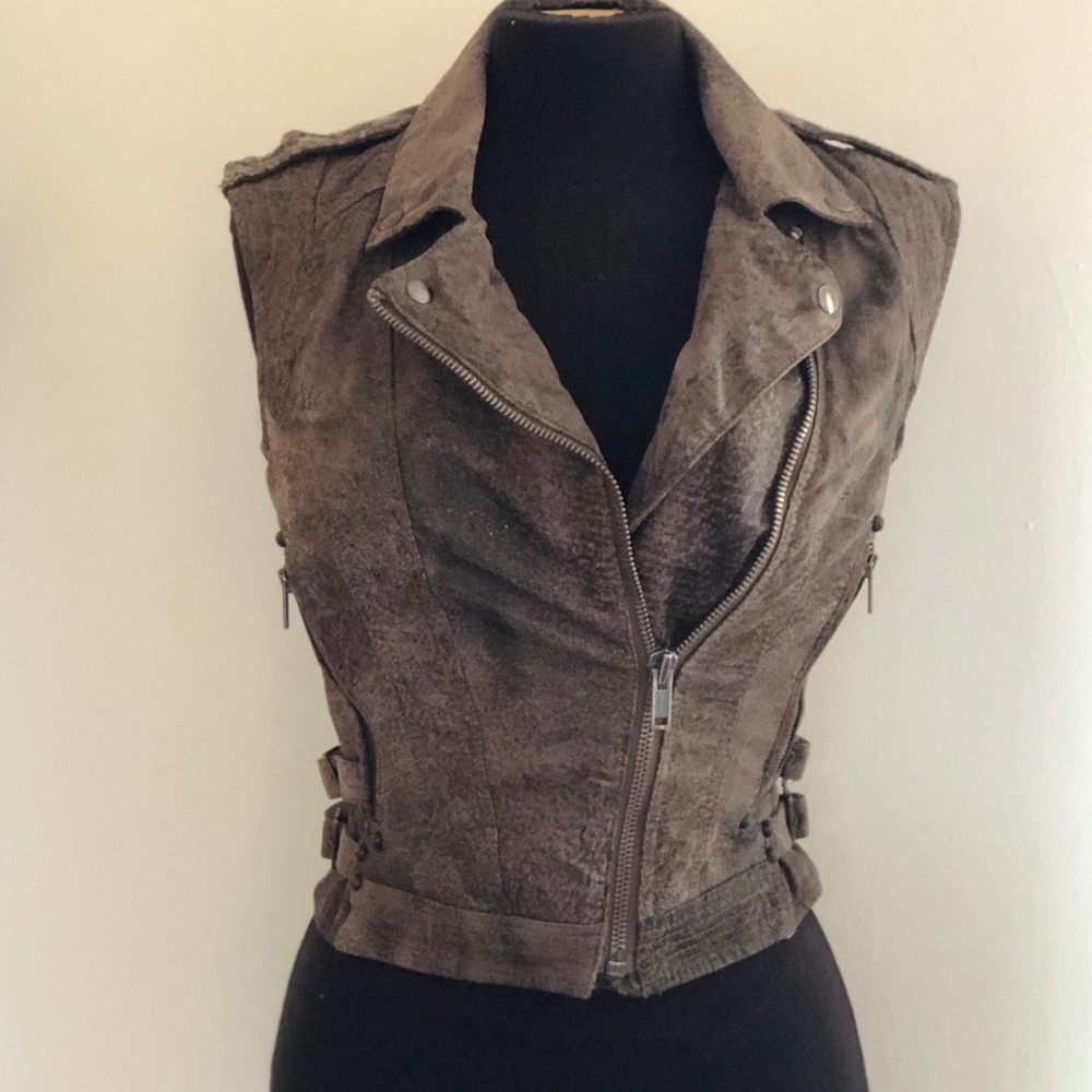 TOPSHOP  Leather Vest